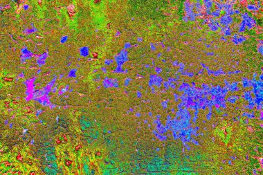 Çizik ve çatlaklarla metal doku