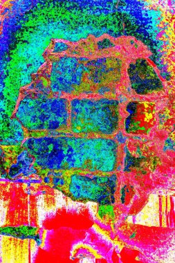 Soyut arkaplan renkli modern desen 