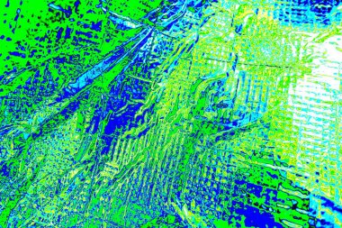 Kırışık kırmızı polietilen film dokusu