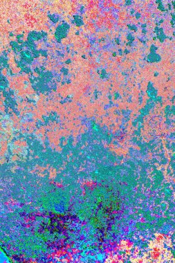 Çizik ve çatlaklarla metal doku