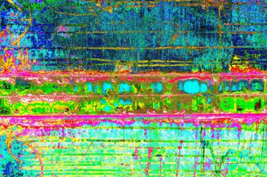 Çizik ve çatlaklarla metal doku