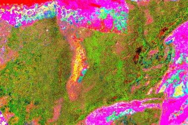 Çizik ve çatlaklarla metal doku