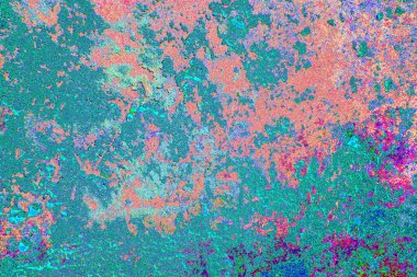 Çizik ve çatlaklarla metal doku