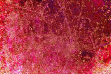 Çizik ve çatlaklarla metal doku