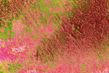 Çizik ve çatlaklarla metal doku