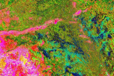 Çizik ve çatlaklarla metal doku