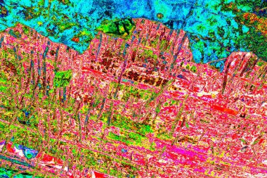 Soyut arkaplan renkli modern desen 