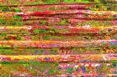 Çizik ve çatlaklarla metal doku