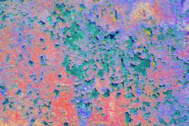 Çizik ve çatlaklarla metal doku