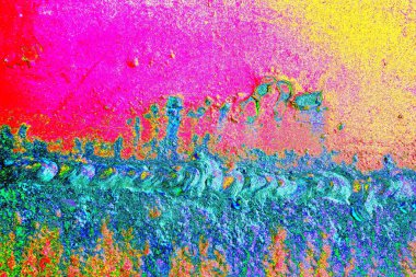 Yaratıcı ve tasarım sanatı, eski duvar dokusu. Duvar kağıdı için soyut renkli doku arkaplanı. 