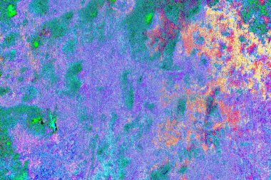 Çizik ve çatlaklarla metal doku