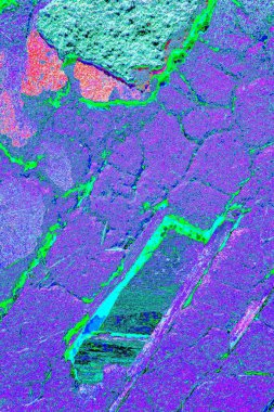 Yaratıcı ve tasarım sanatı, eski duvar dokusu. Duvar kağıdı için soyut renkli doku arkaplanı. 