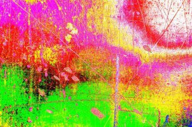 Çizik ve çatlaklarla metal doku