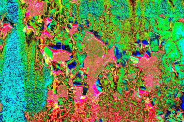 Dökülen boya paslı metal dokusu