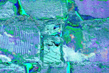 Yaratıcı ve tasarım sanatı, eski duvar dokusu. Duvar kağıdı için soyut renkli doku arkaplanı. 