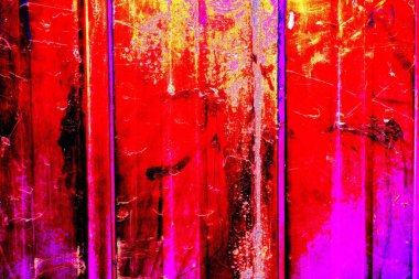 Çizik ve çatlaklarla metal doku