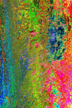 Çizik ve çatlaklarla metal doku