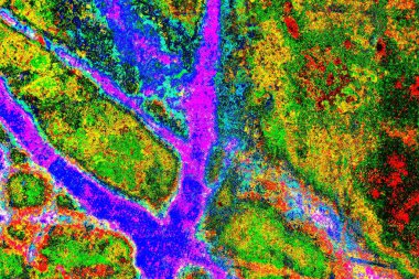 yaratıcı ve tasarım sanatı, kopyalama alanı duvar kağıdı, soyut renkli doku arkaplanı  