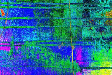 Çizik ve çatlaklarla metal doku