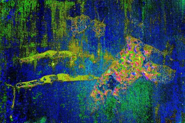 Metal boya dokusu ve arkaplan