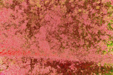 Çizik ve çatlaklarla metal doku