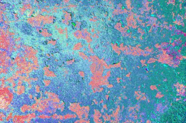 Çizik ve çatlaklarla metal doku