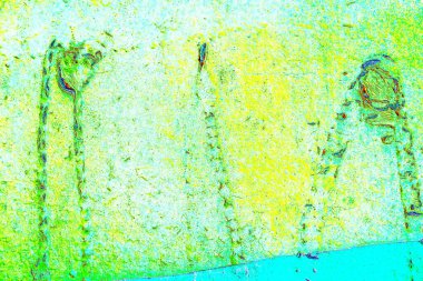 Metal boya dokusu ve arkaplan