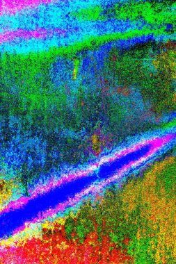 Çizik ve çatlaklarla metal doku.