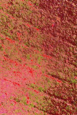 Çizik ve çatlaklarla metal doku