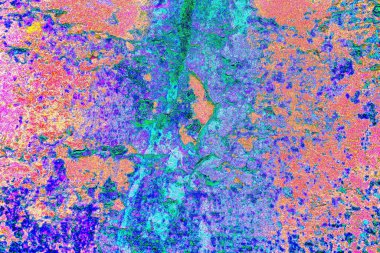 Duvar kağıdı için suluboya arka planının soyut renkli dokusu. Yaratıcı ve tasarım sanatı.