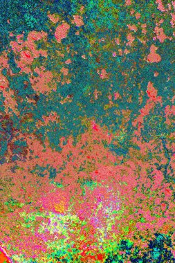 Çizik ve çatlaklarla metal doku