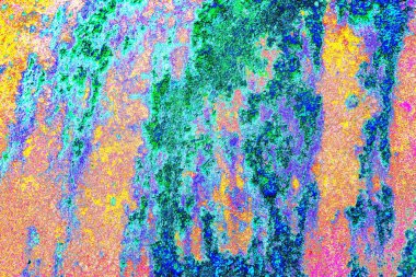 Karışık renklerin soyut suluboya paleti, arkaplan, vektör illüstrasyonu