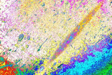 Karışık renklerin soyut suluboya paleti, arkaplan, vektör illüstrasyonu