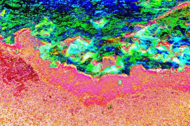 Duvar kağıdı için suluboya arka planının soyut renkli dokusu. Yaratıcı ve tasarım sanatı.