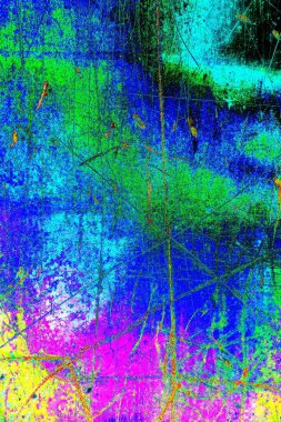 Çizik ve çatlaklarla metal doku