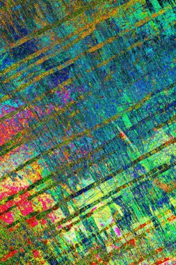 Çizik ve çatlaklarla metal doku