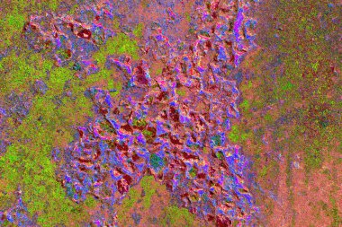 Yaratıcı ve tasarım sanatı, eski duvar dokusu. Duvar kağıdı için soyut renkli doku arkaplanı. 