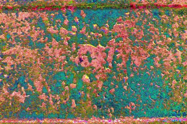 Çizik ve çatlaklarla metal doku