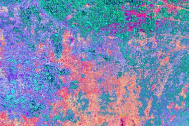 Çizik ve çatlaklarla metal doku