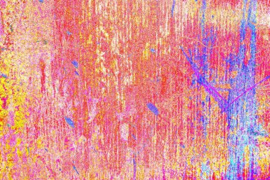 Çizik ve çatlaklarla metal doku