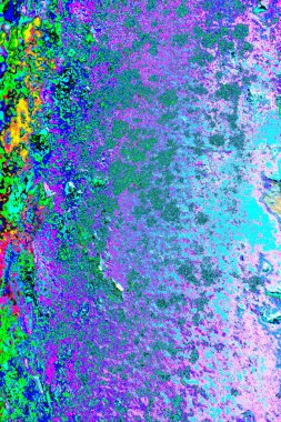 Çizik ve çatlaklarla metal doku