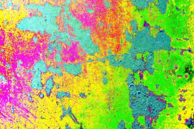 Çizik ve çatlaklarla metal doku