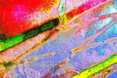 Çizik ve çatlaklarla metal doku.