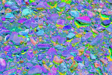 Doğada kayalık yol