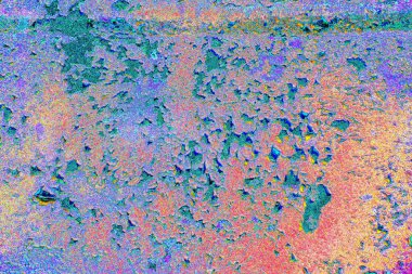 Çizik ve çatlaklarla metal doku