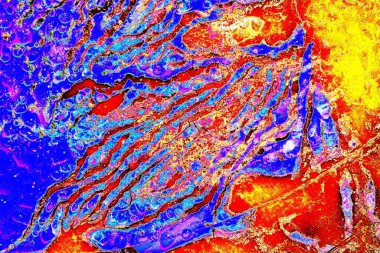 Yaratıcı ve tasarım sanatı, eski duvar dokusu. Duvar kağıdı için soyut renkli doku arkaplanı. 