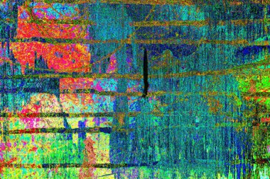 Çizik ve çatlaklarla metal doku