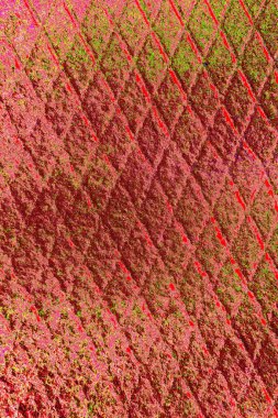 Çizik ve çatlaklarla metal doku