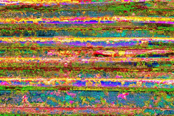 Çizik ve çatlaklarla metal doku