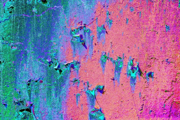 Dökülen boya paslı metal dokusu